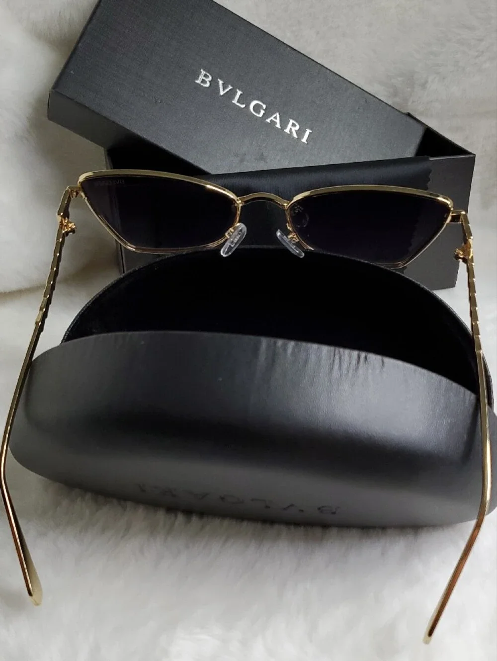 Gold Frame Sunglasses with Black Lenses Inspir@d Luxury Sunglasses
